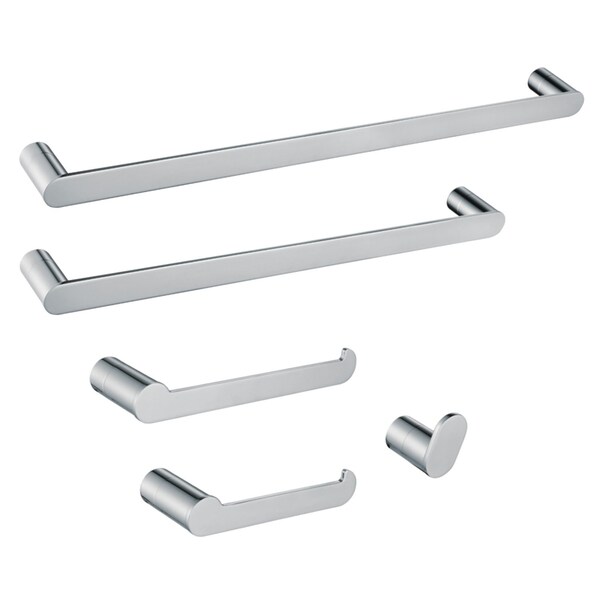 Kingston Brass BAHK6112478C 5-Piece Bathroom Accessory Set, Polished Chrome BAHK6112478C - main